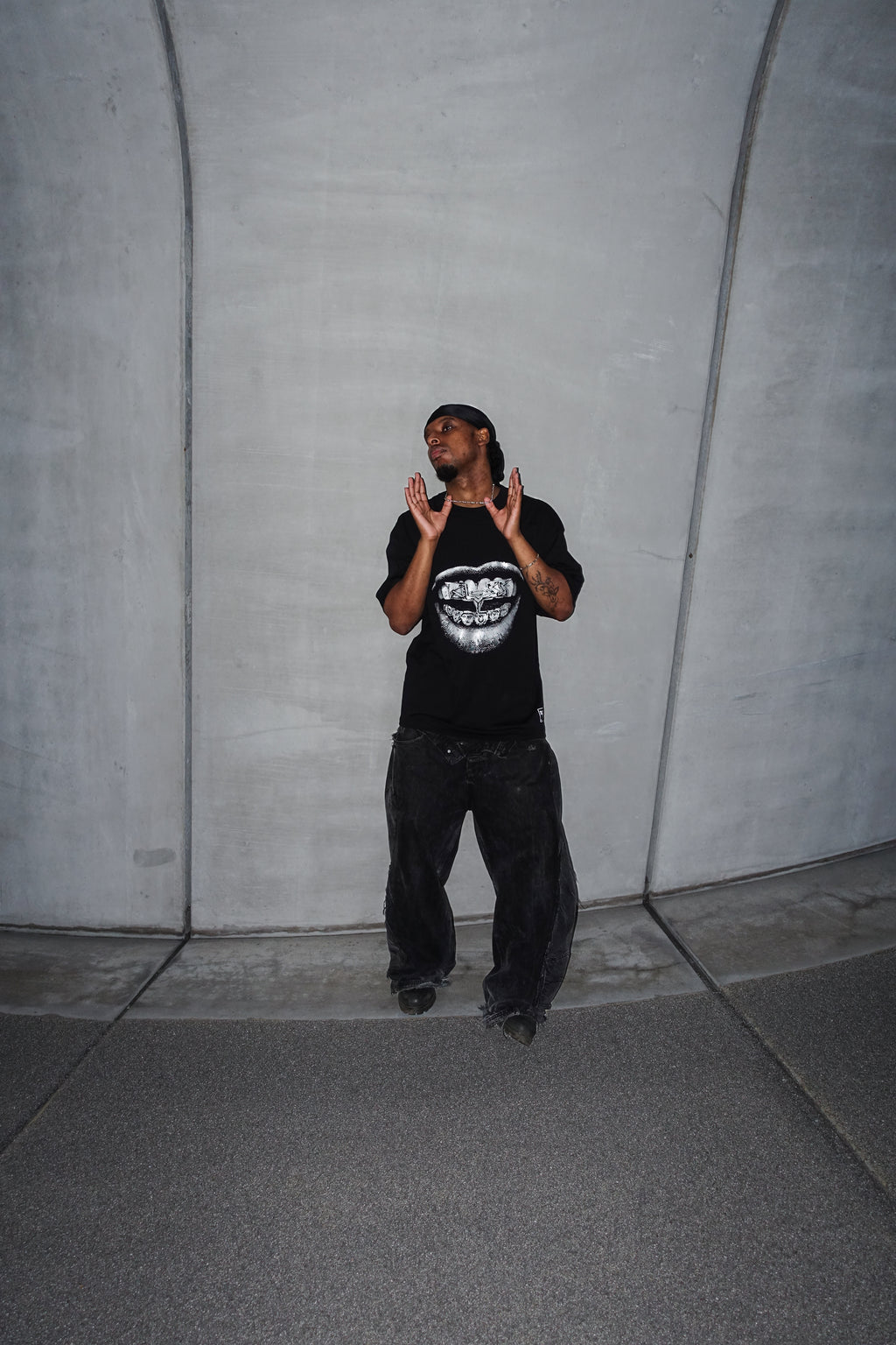 PARRHESIA oversized grill t-shirt