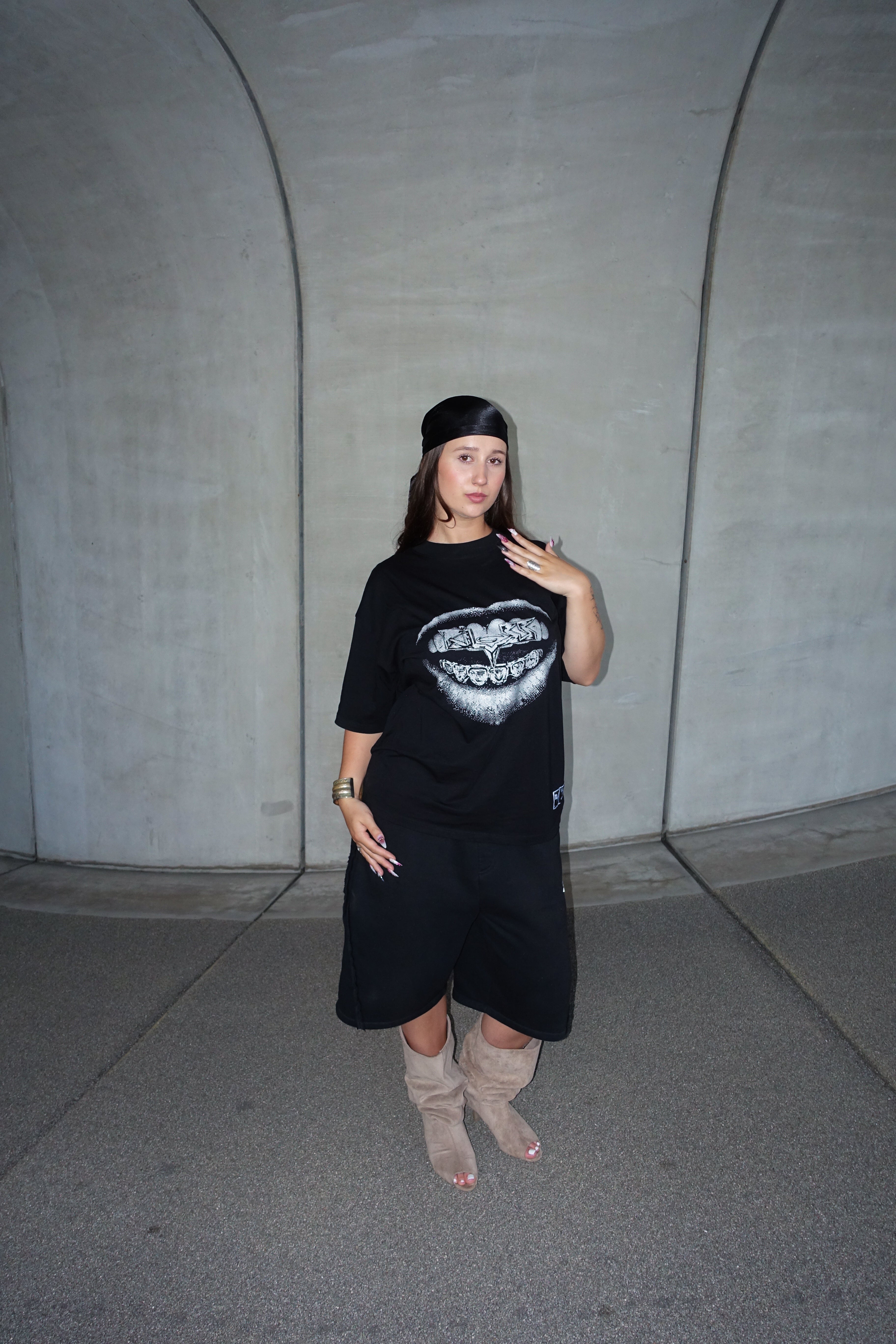 PARRHESIA oversized grill t-shirt